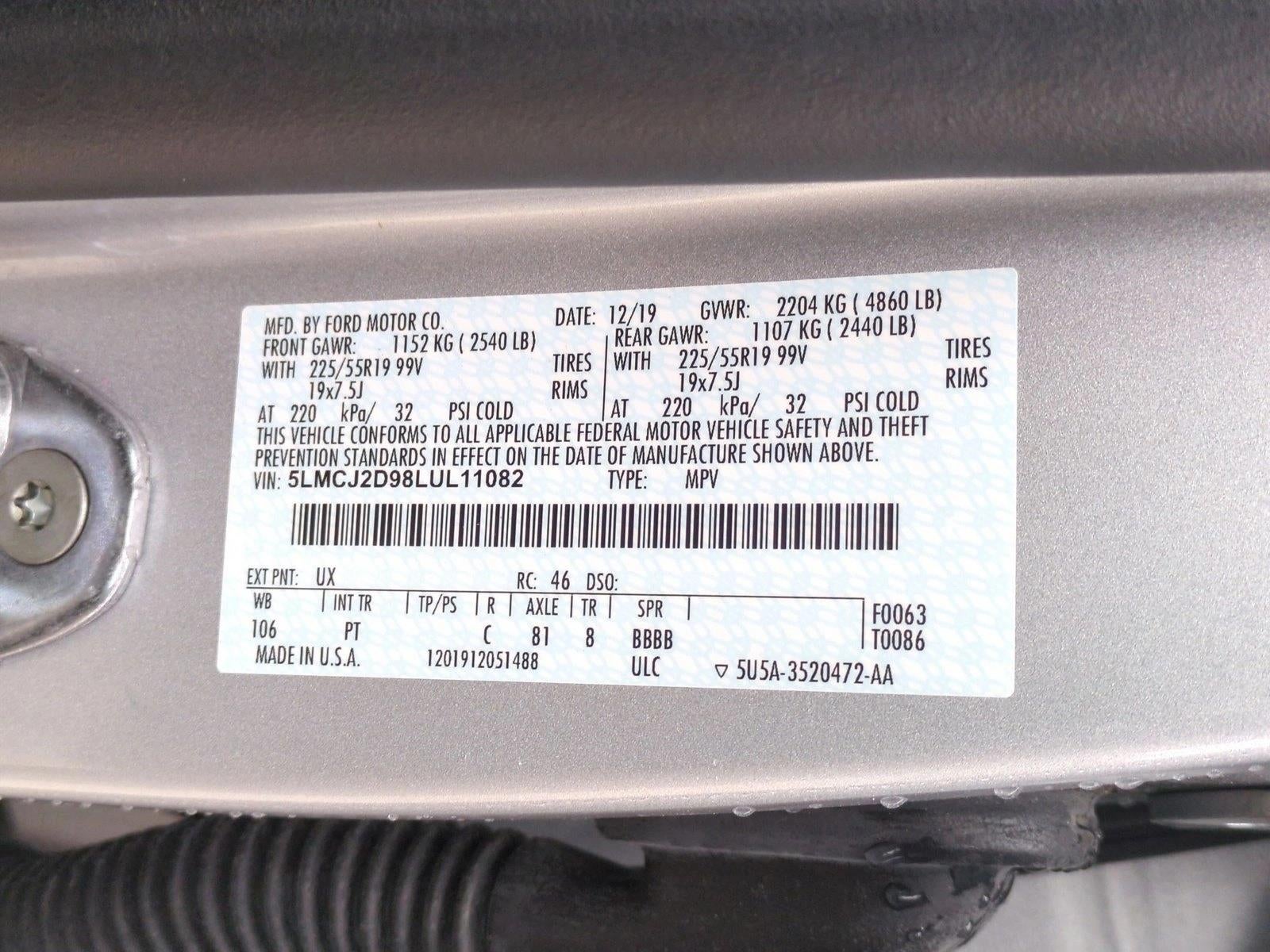 2020 Lincoln Corsair Reserve AWD