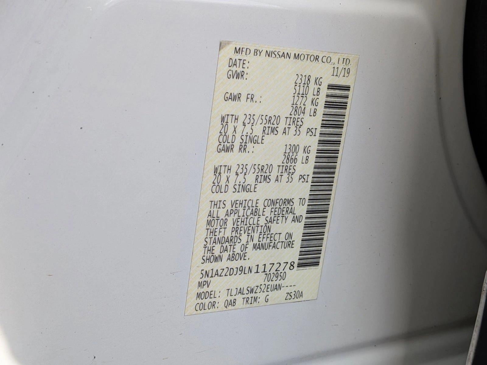 2020 Nissan Murano FWD Platinum