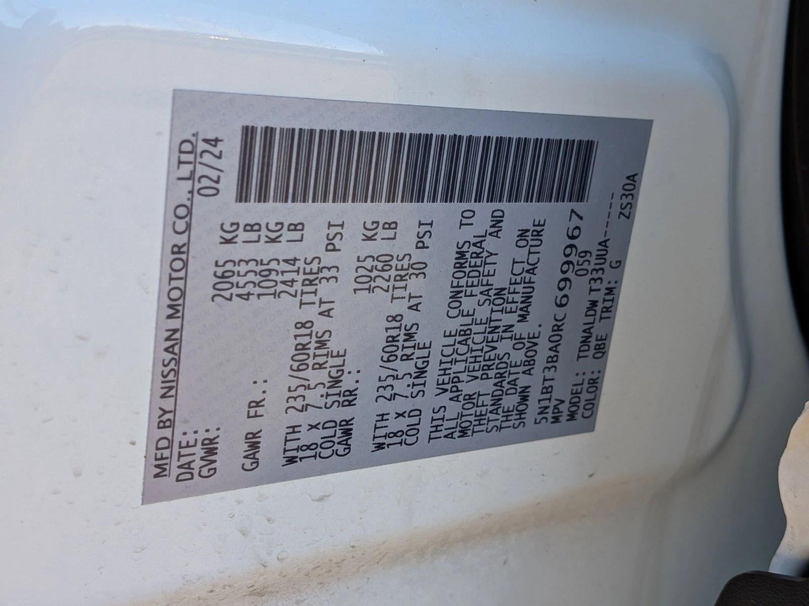 2024 Nissan Rogue FWD SV