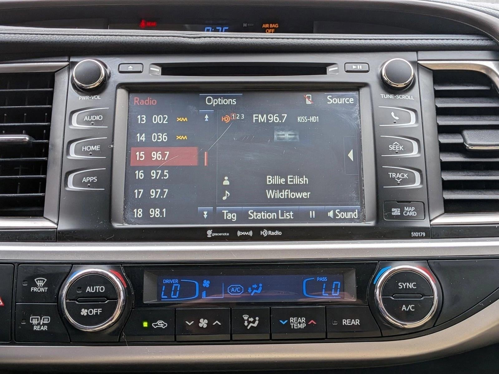 2017 Toyota Highlander XLE V6 FWD (Natl)