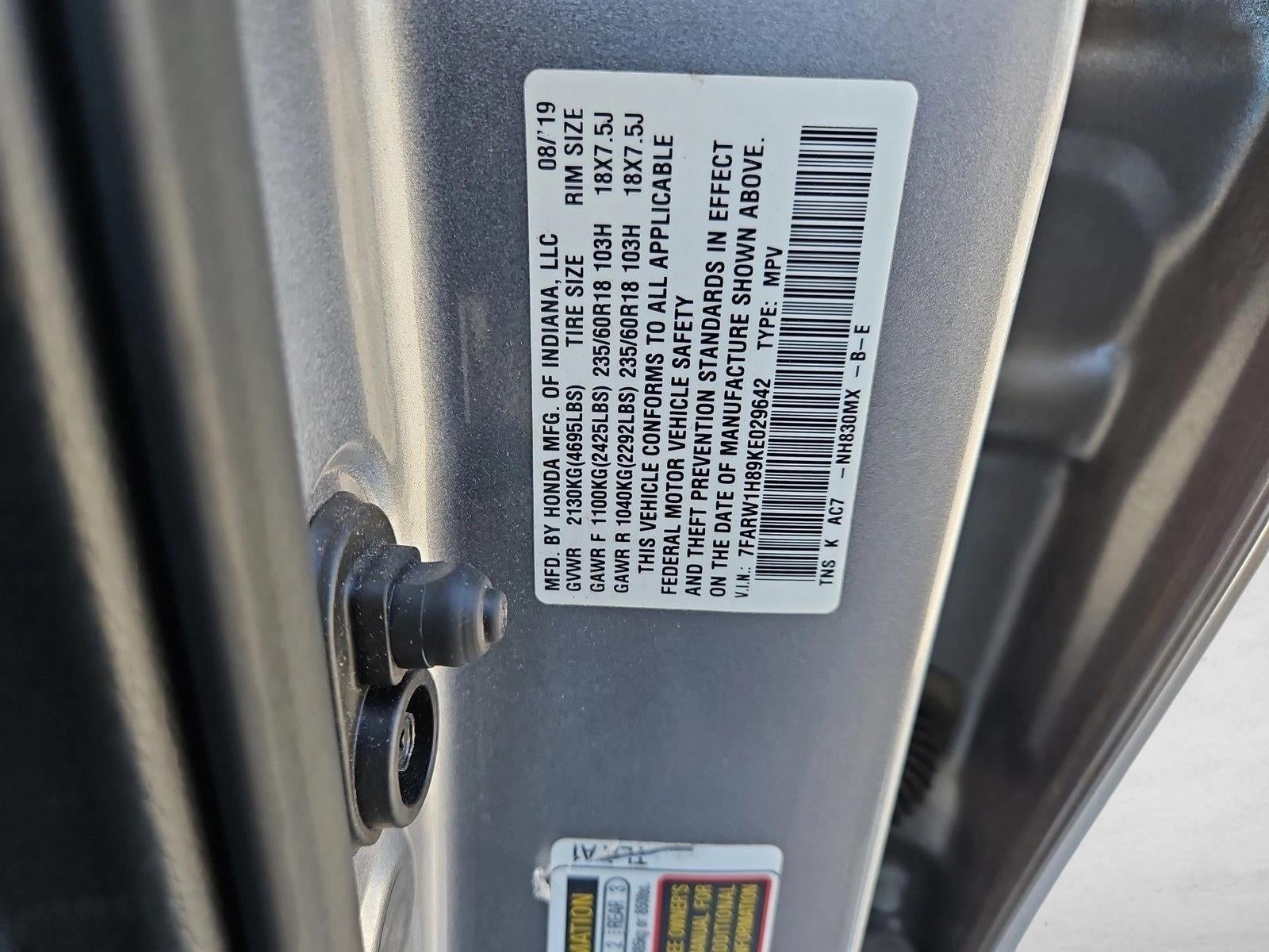 2019 Honda CR-V EX-L 2WD