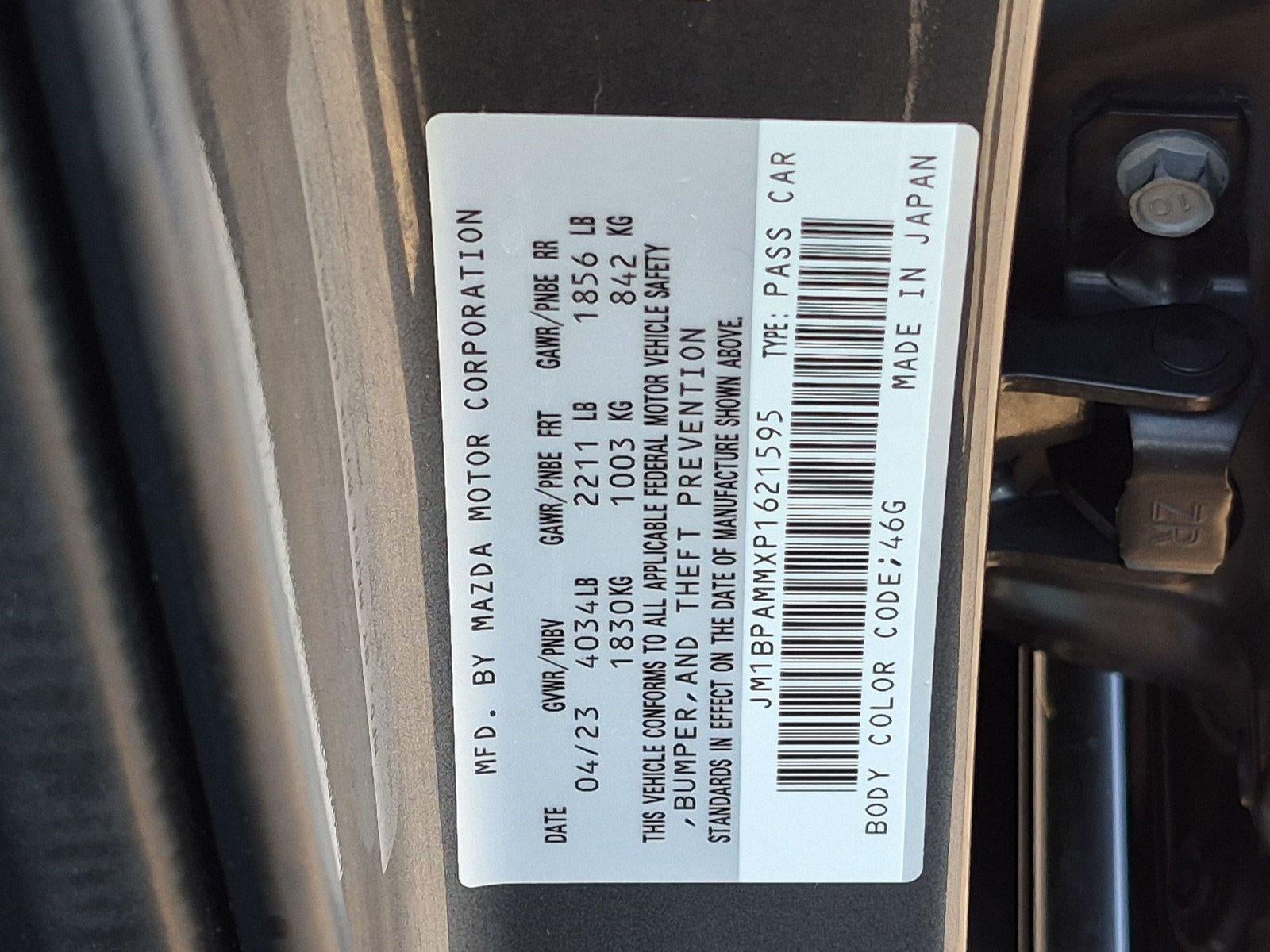 2023 Mazda Mazda3 Hatchback 2.5 S Premium Manual FWD