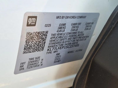 2025 Chevrolet Trax FWD 4dr LS