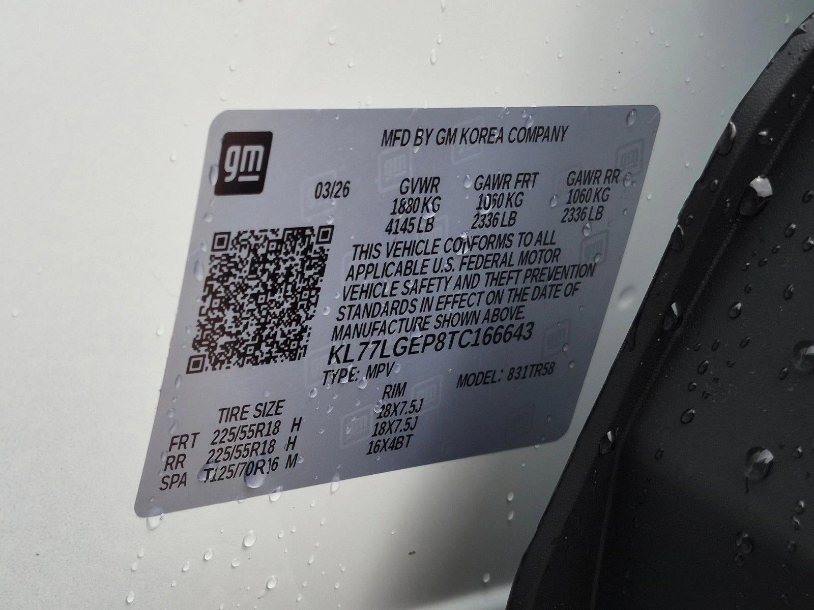 2026 Chevrolet Trax FWD 4dr 1RS