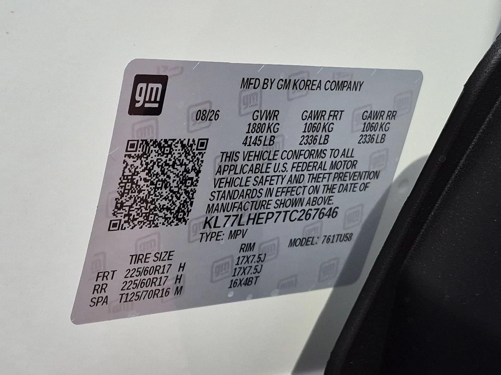 2026 Chevrolet Trax FWD 4dr LT