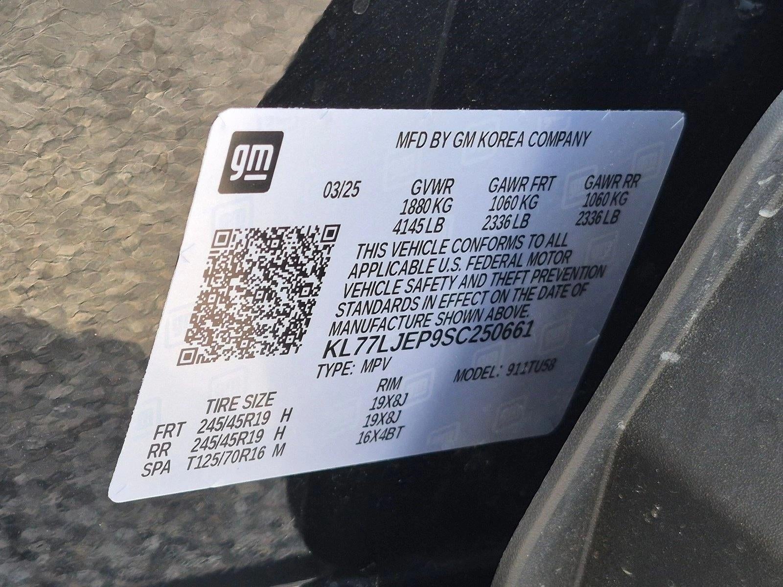 2025 Chevrolet Trax FWD 4dr 2RS