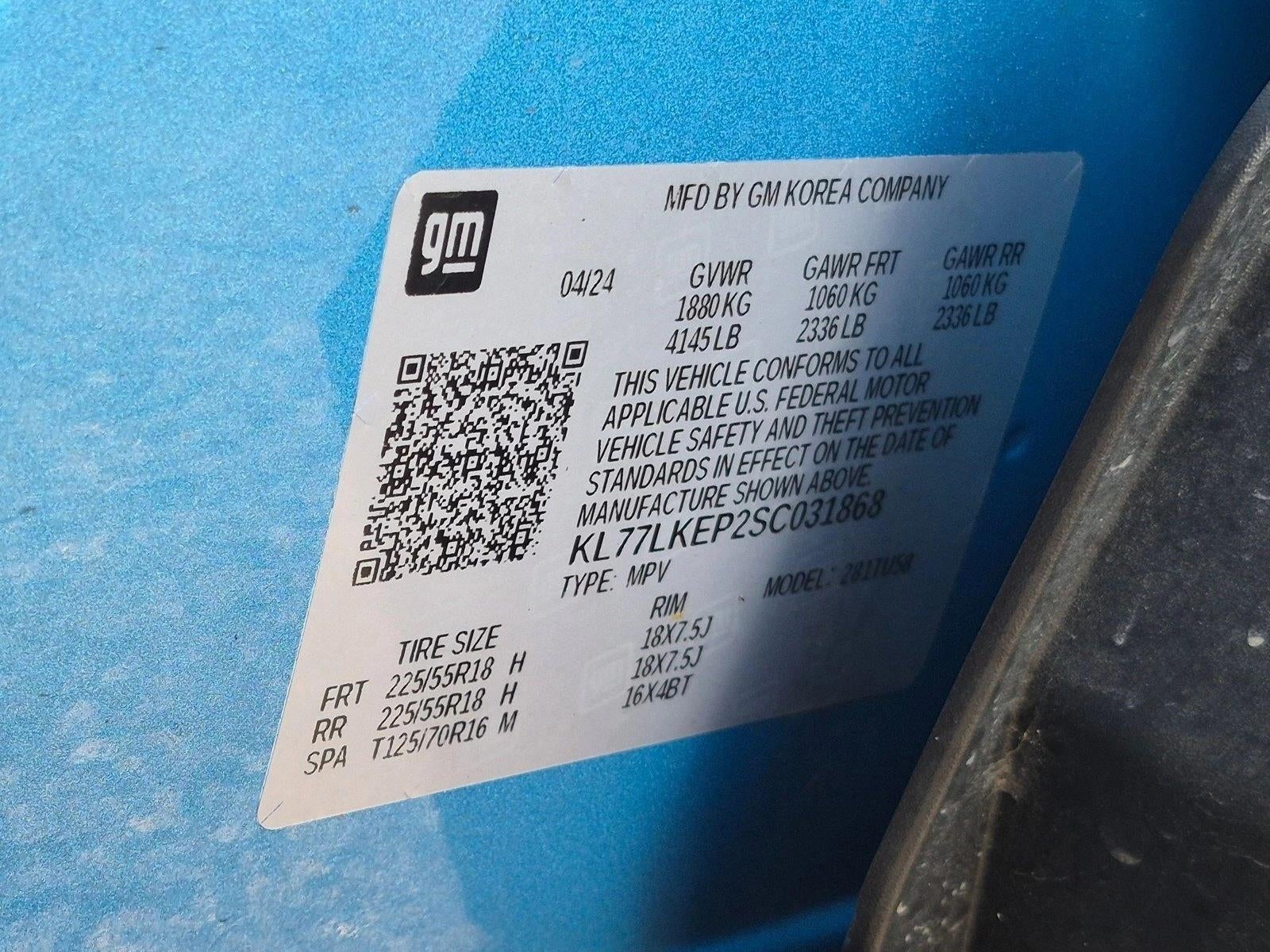 2025 Chevrolet Trax FWD 4dr ACTIV