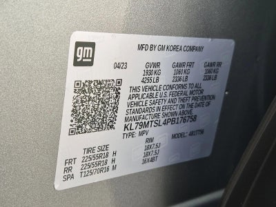 2023 Chevrolet Trailblazer FWD 4dr RS