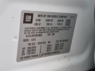 2017 Chevrolet Trax FWD 4dr LT