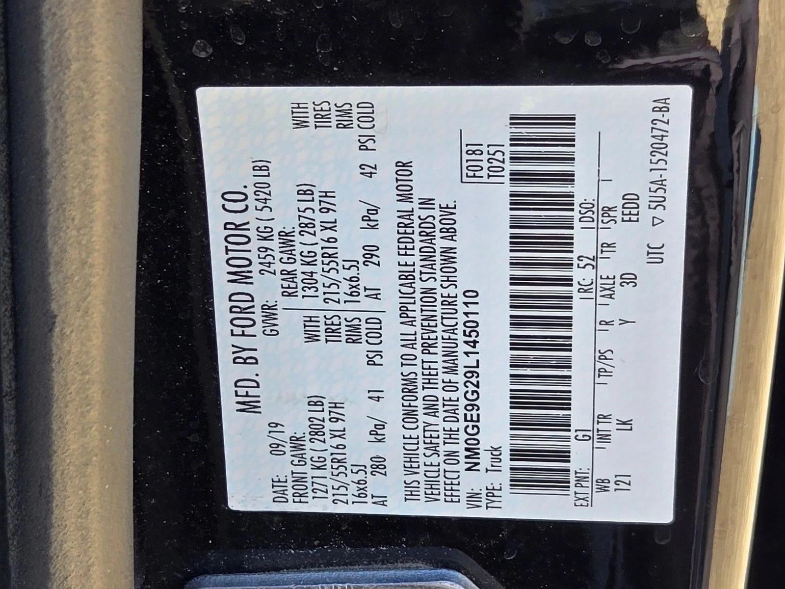 2020 Ford Transit Connect Titanium LWB w/Rear Liftgate
