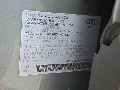 2020 Audi Q3 S line Premium 45 TFSI quattro