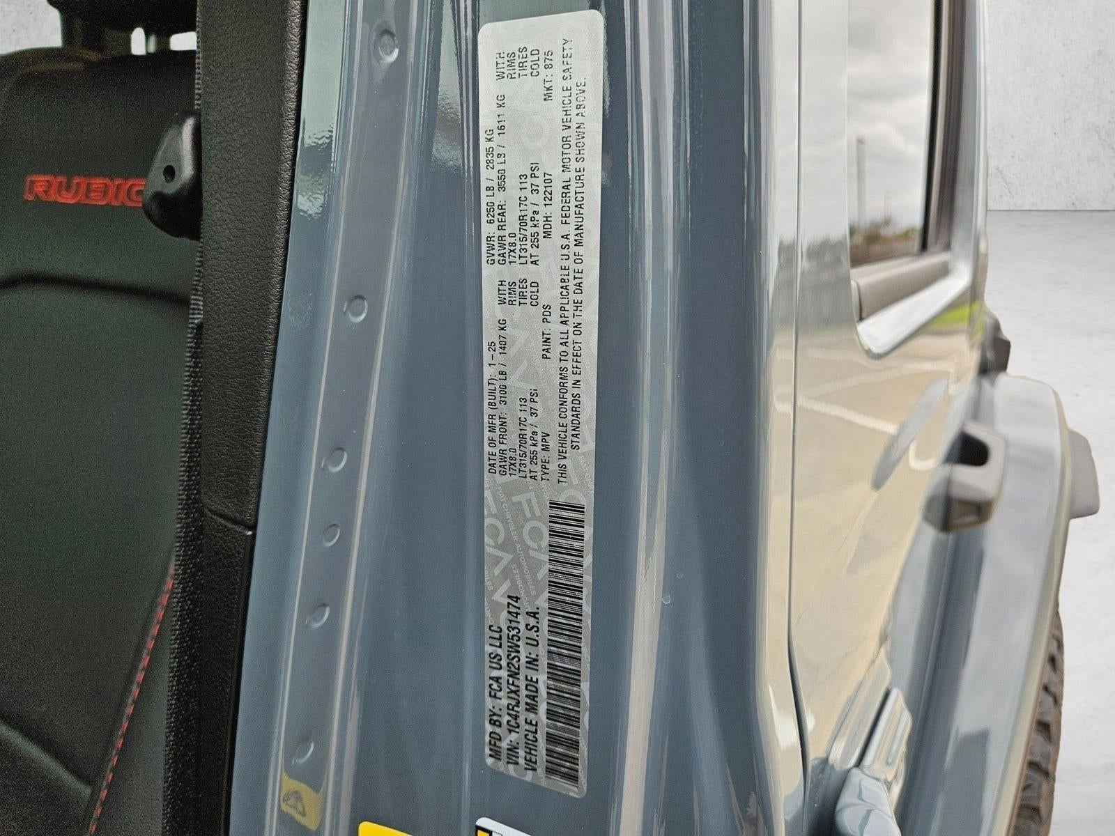 2025 Jeep Wrangler Rubicon X