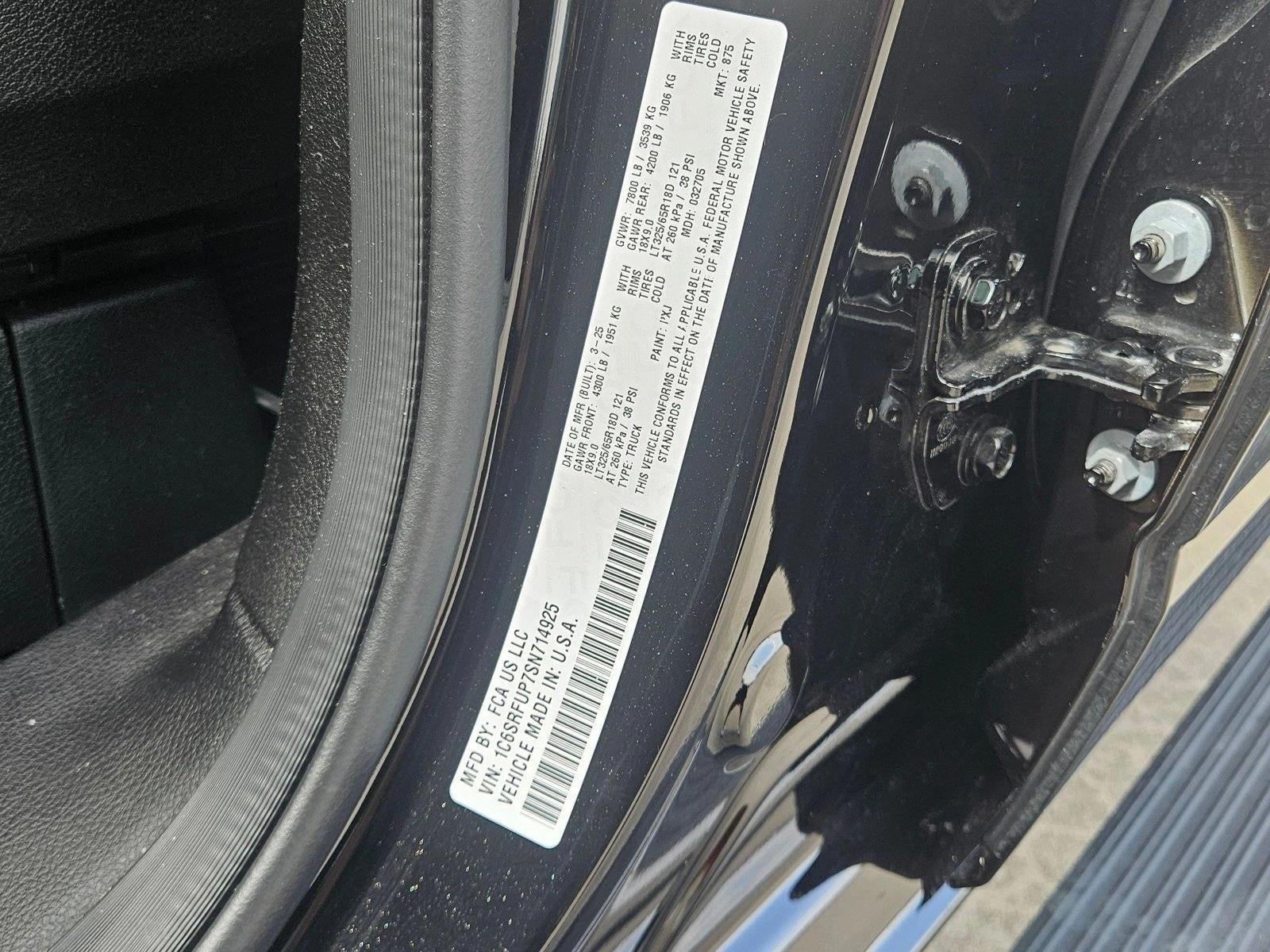 2025 RAM 1500 RHO Crew Cab 4x4 5'7" Box
