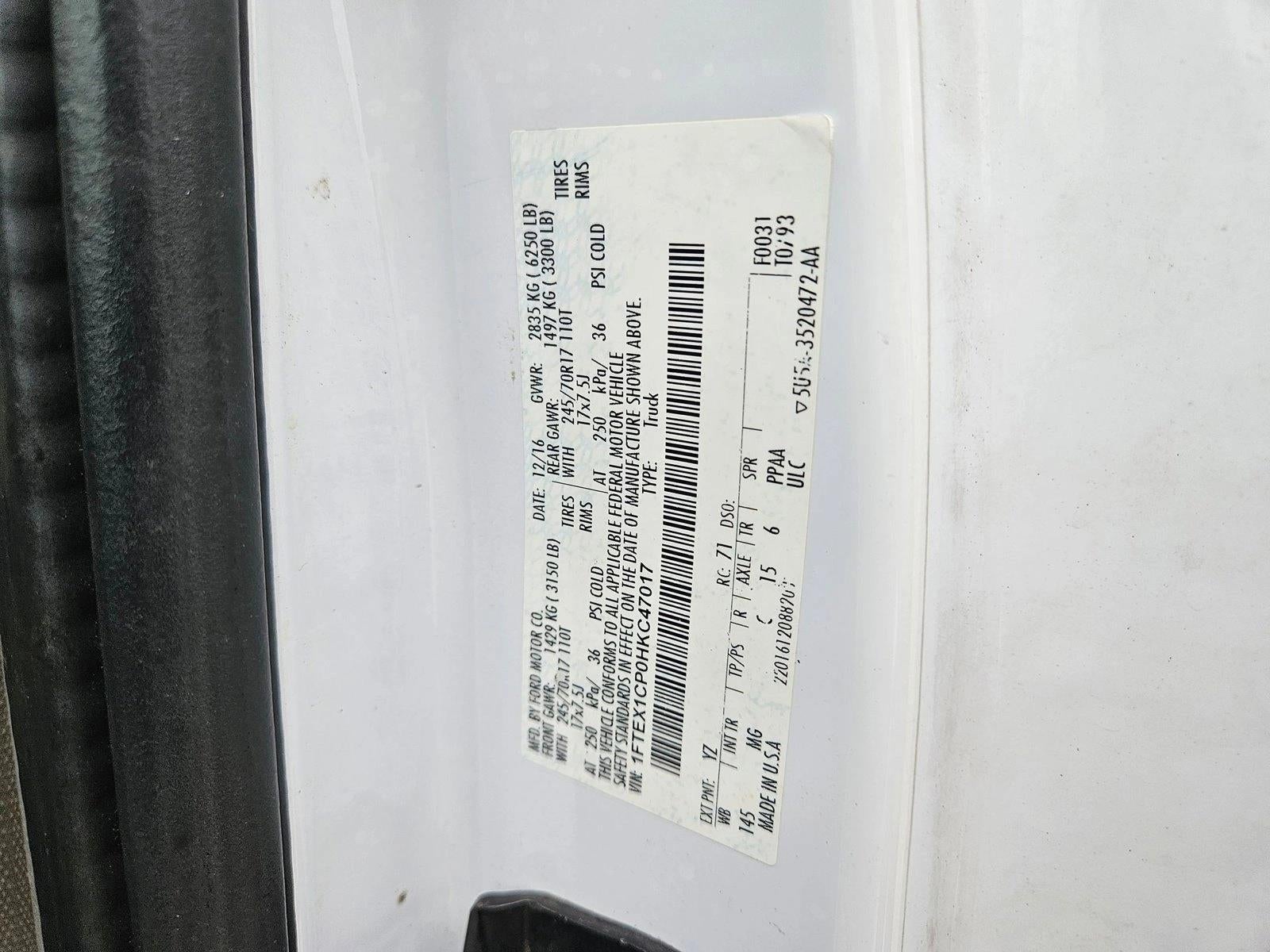 2017 Ford F-150 XL