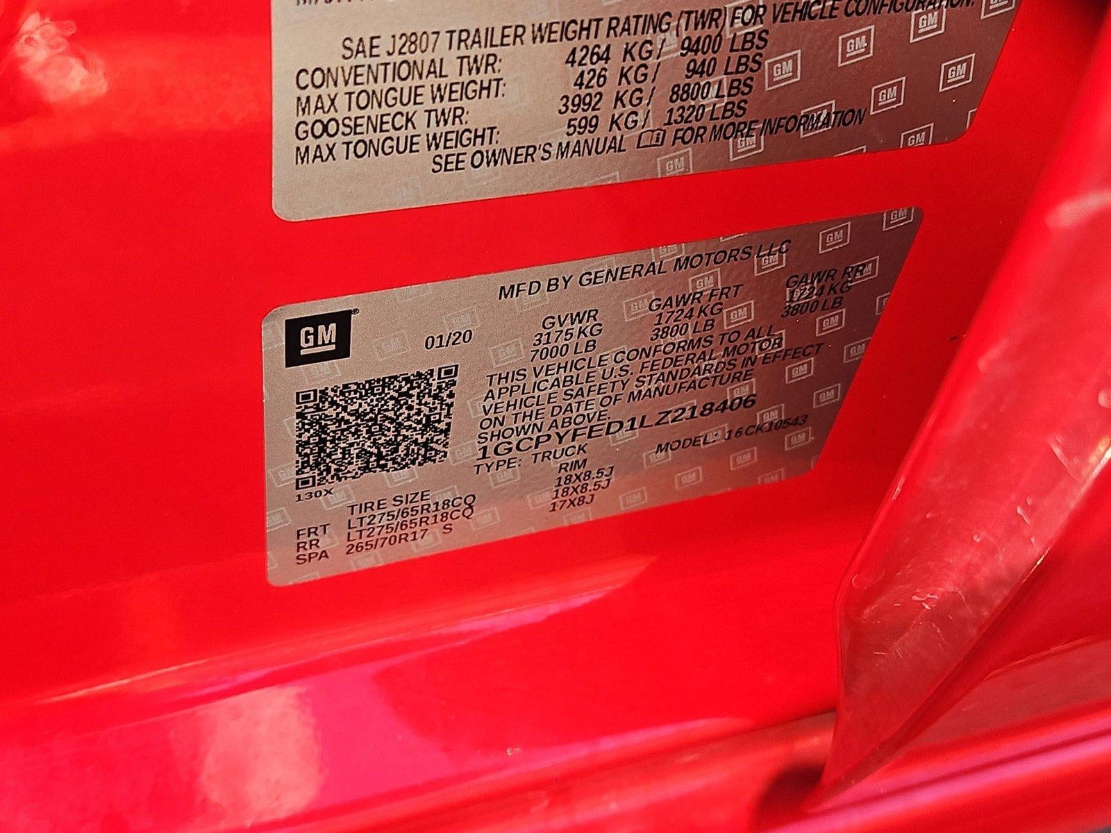 2020 Chevrolet Silverado 1500 LT Trail Boss