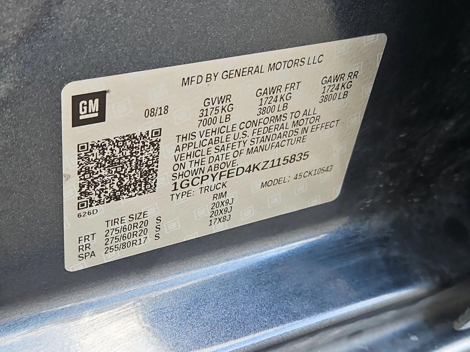 2019 Chevrolet Silverado 1500 LT Trail Boss