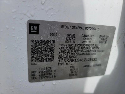 2020 GMC Acadia SLE