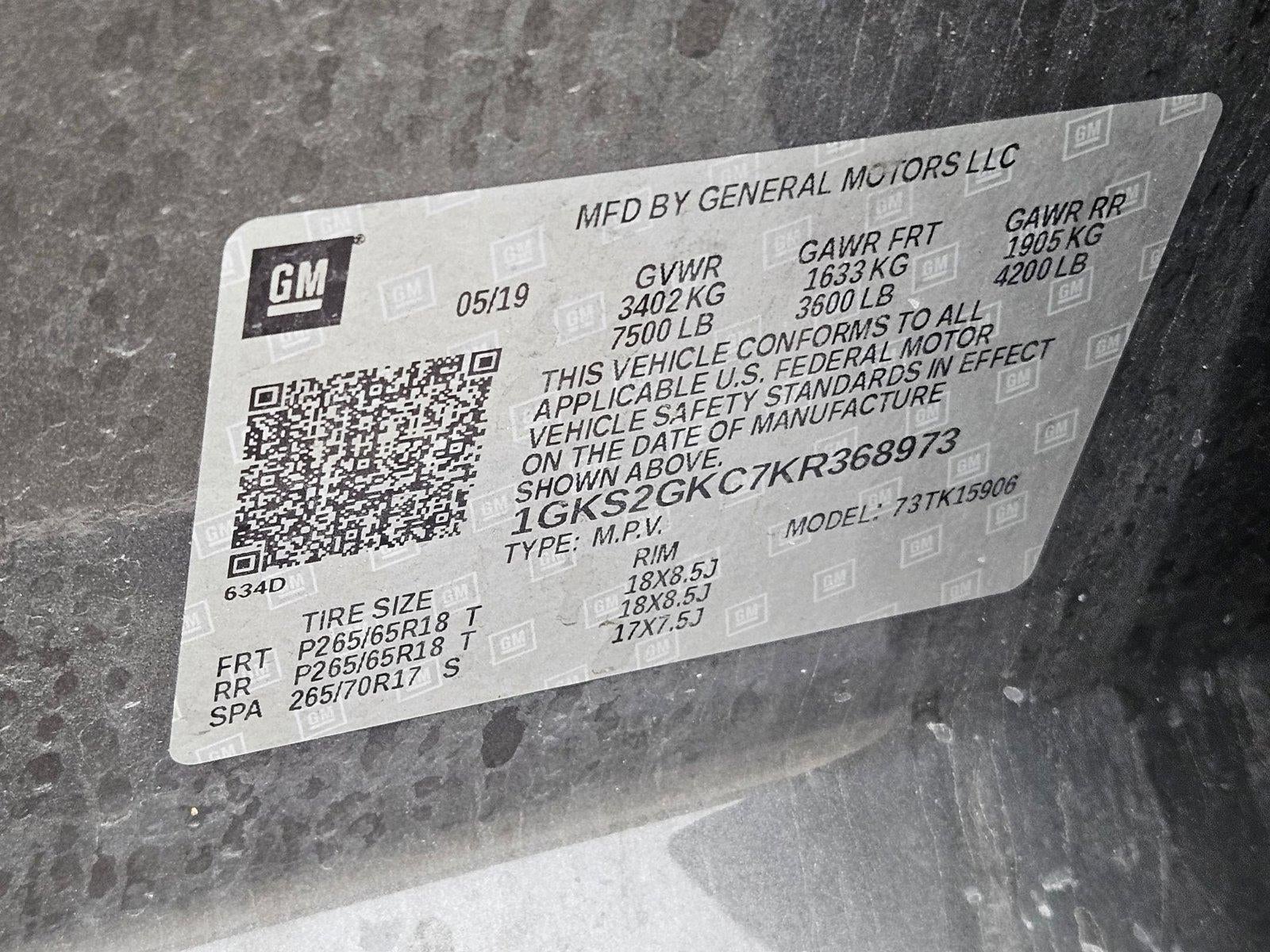 2019 GMC Yukon XL SLT