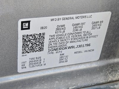 2020 Chevrolet Traverse LT Cloth