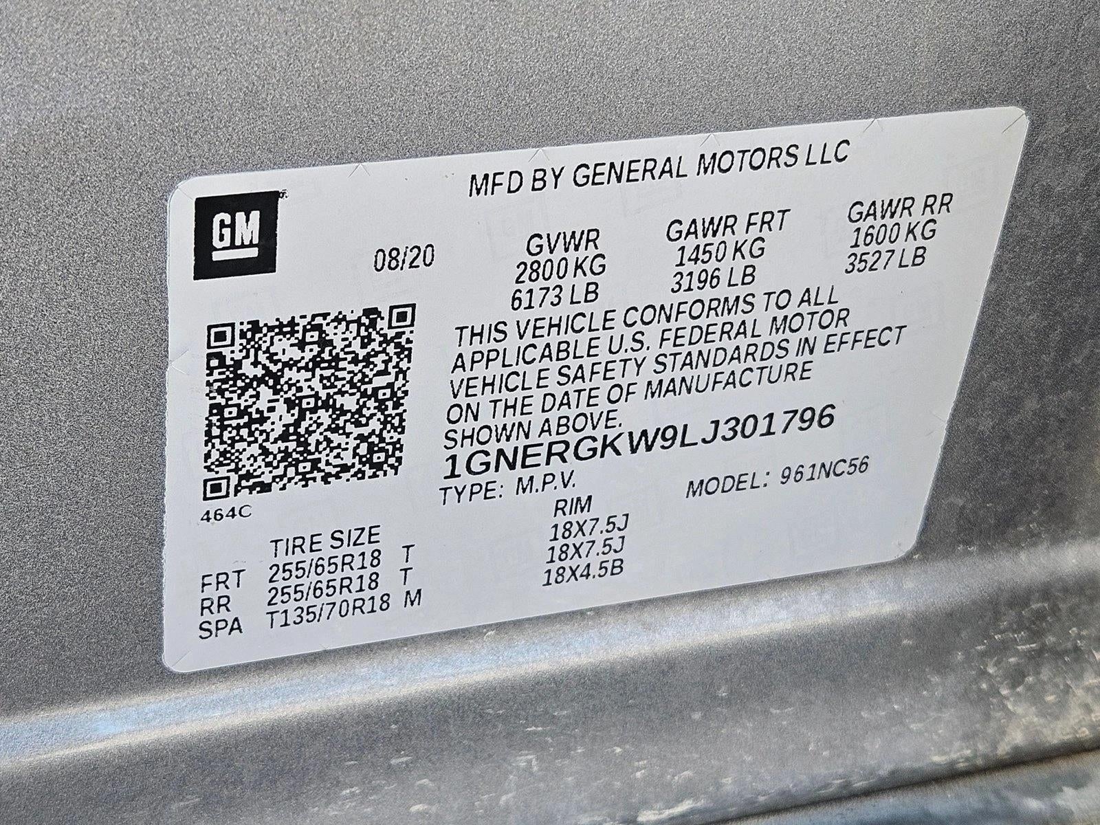 2020 Chevrolet Traverse LT Cloth