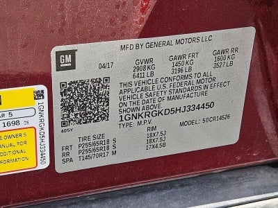 2017 Chevrolet Traverse LT