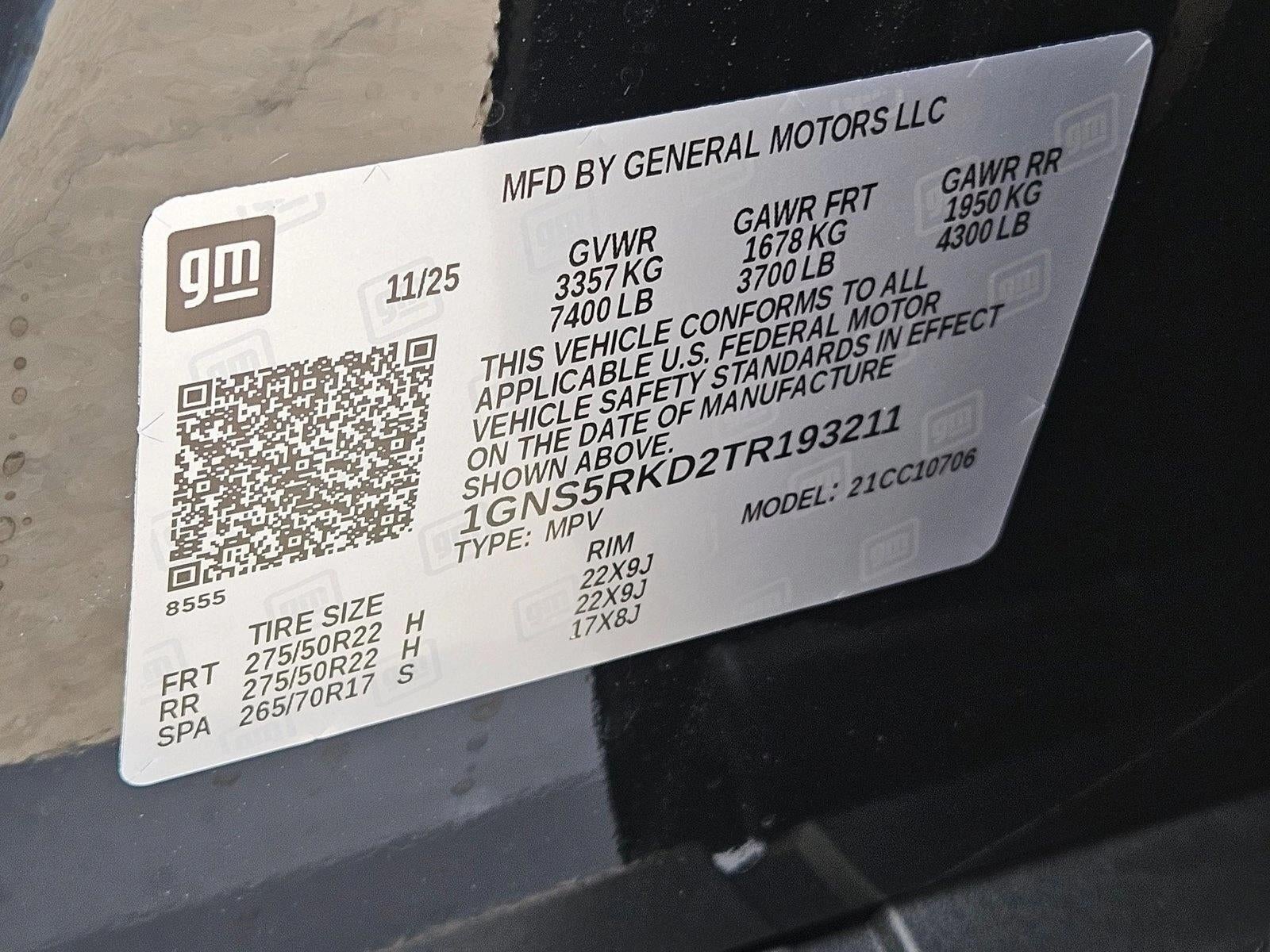 2026 Chevrolet Tahoe RST