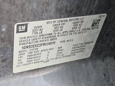 2015 Chevrolet Tahoe LTZ