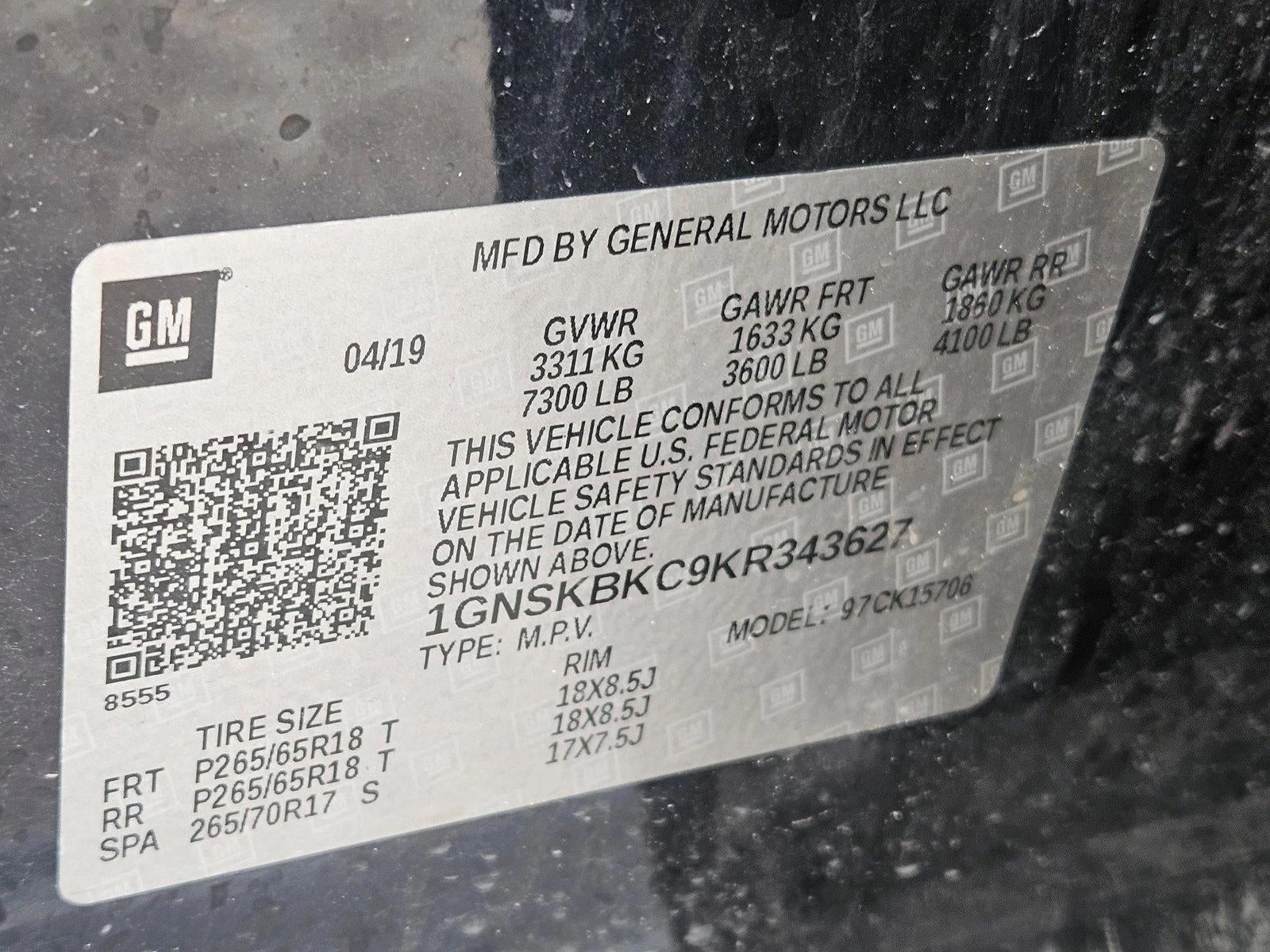 2019 Chevrolet Tahoe LT