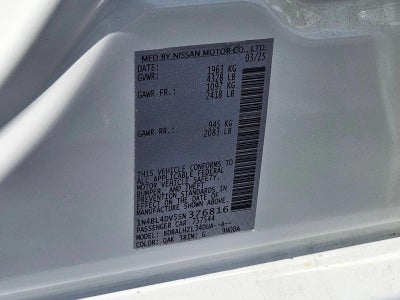 2025 Nissan Altima SV