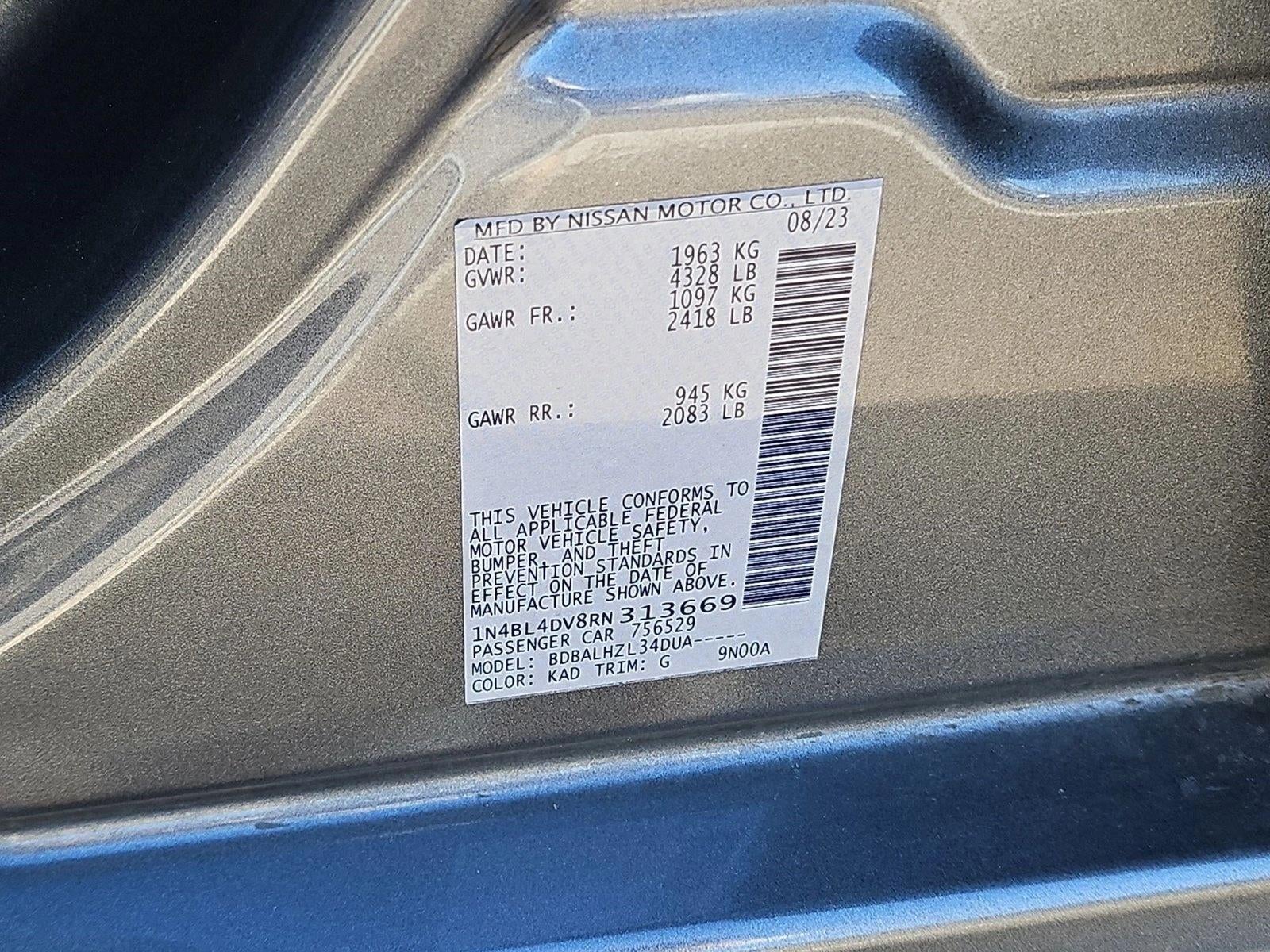 2024 Nissan Altima 2.5 SV