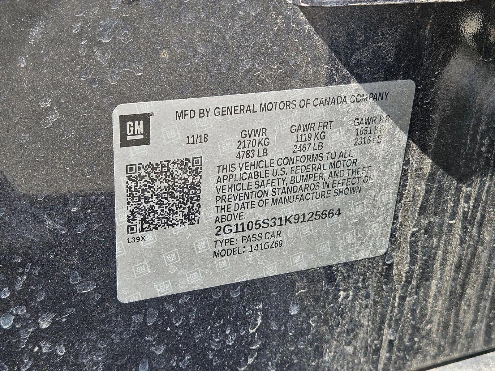 2019 Chevrolet Impala Premier