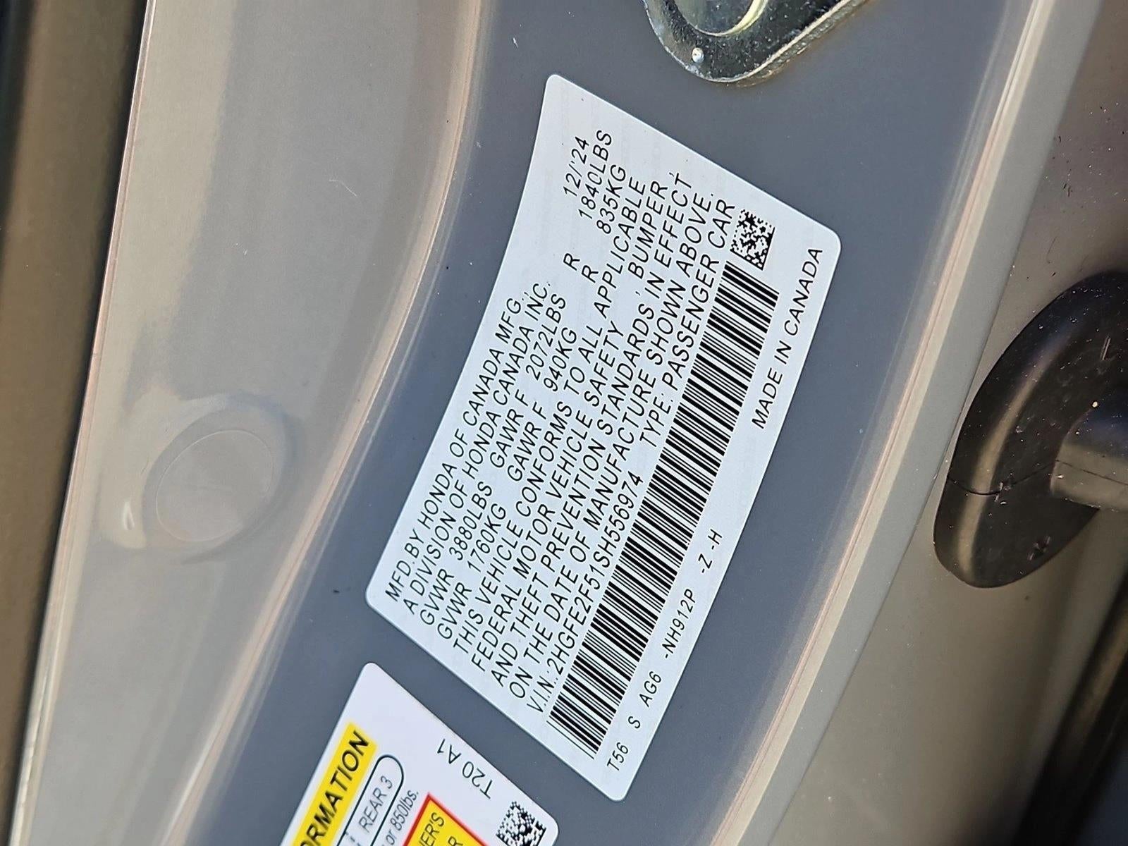 2025 Honda Civic Sedan Sport
