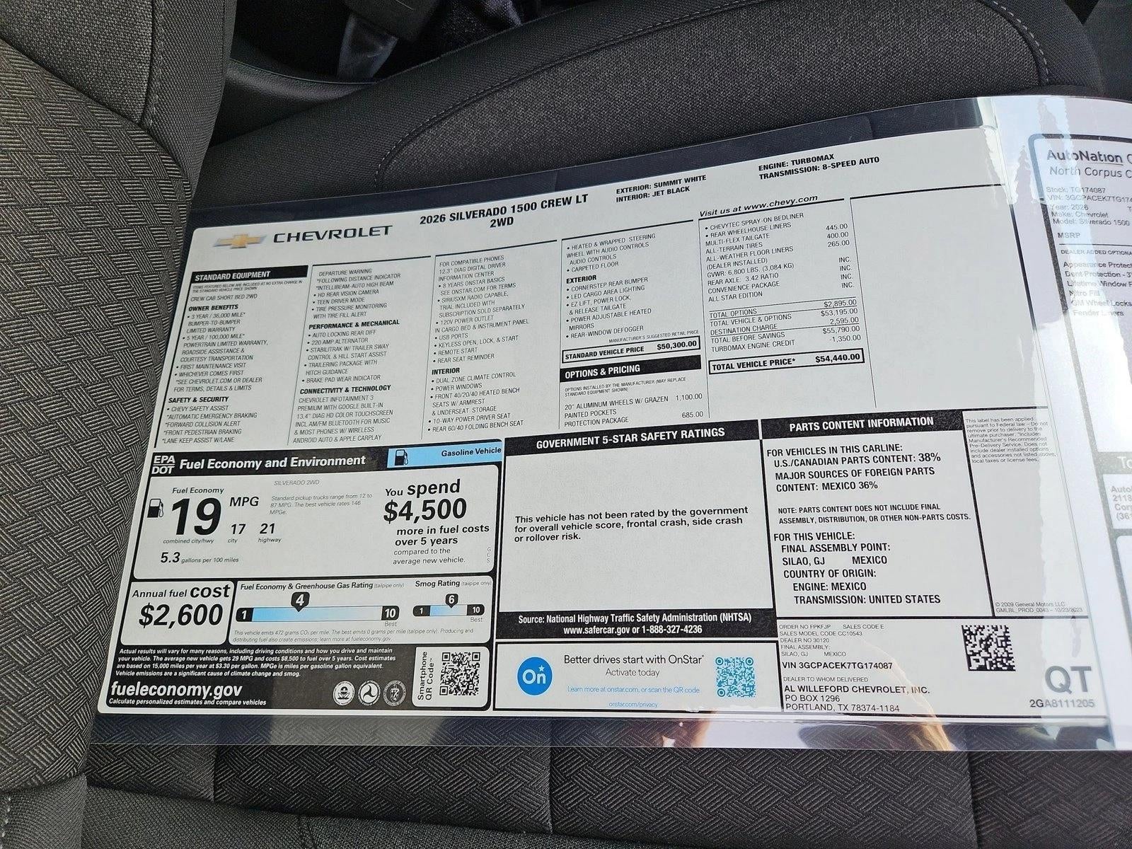 2026 Chevrolet Silverado 1500 LT