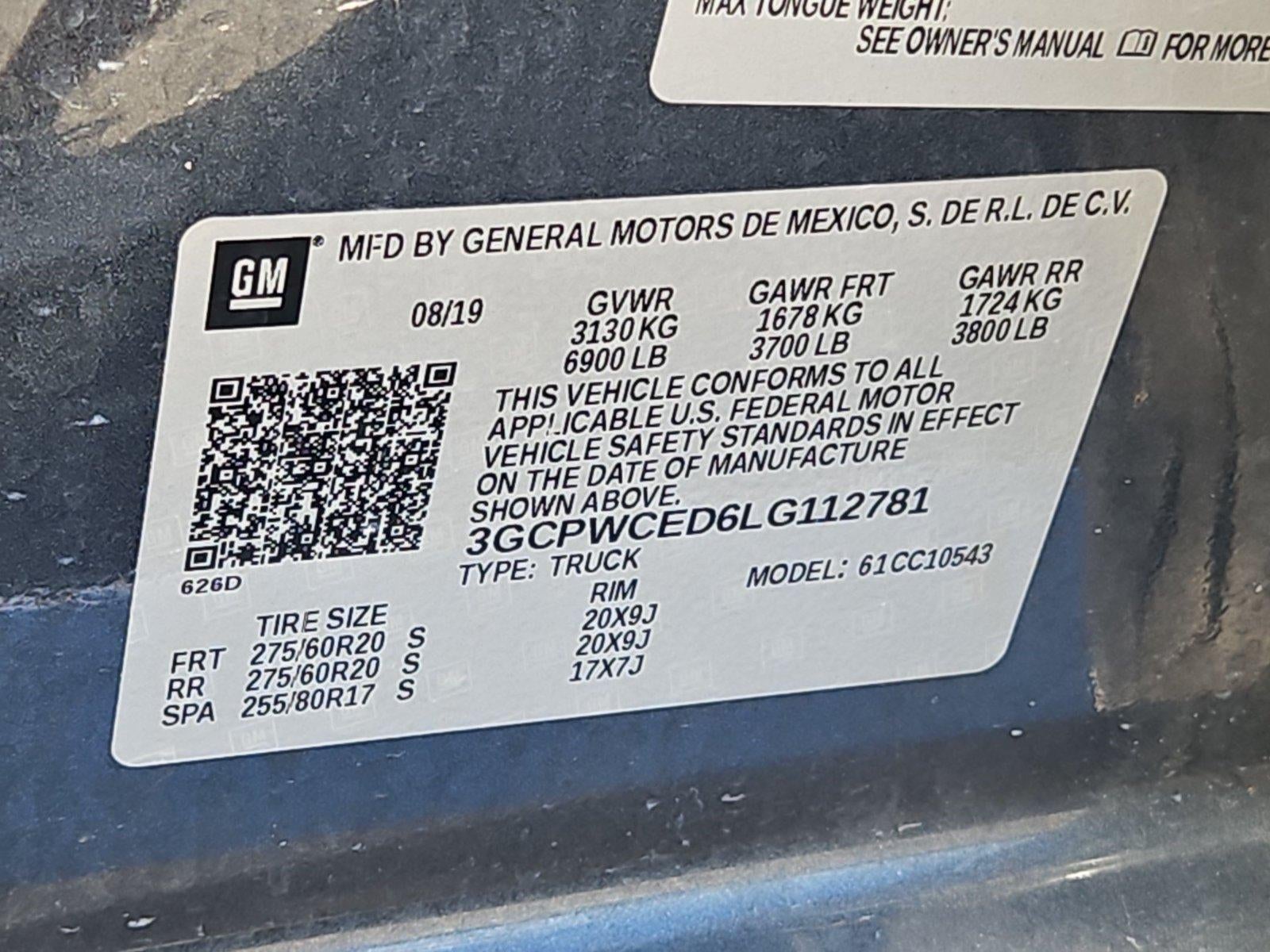 2020 Chevrolet Silverado 1500 LT