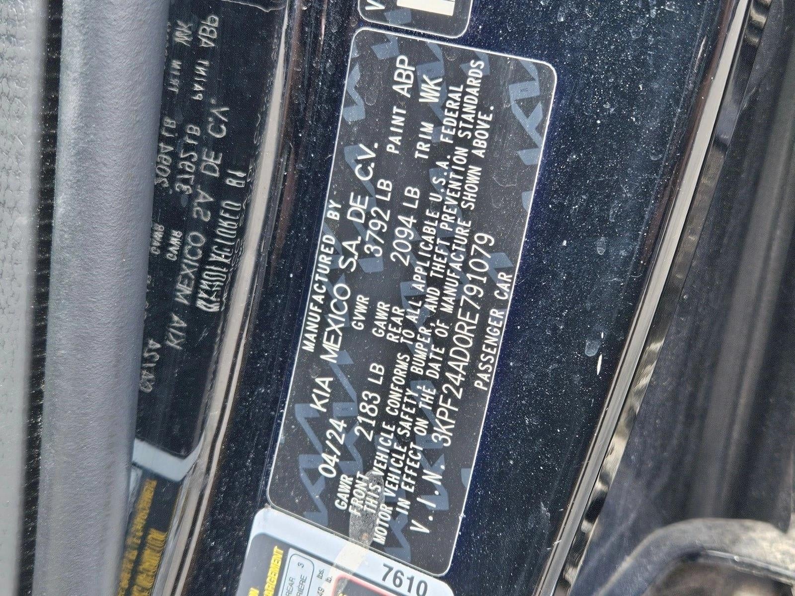 2024 Kia Forte LXS
