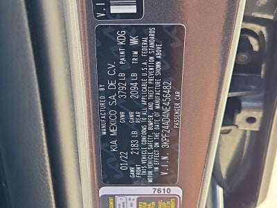 2022 Kia Forte LXS