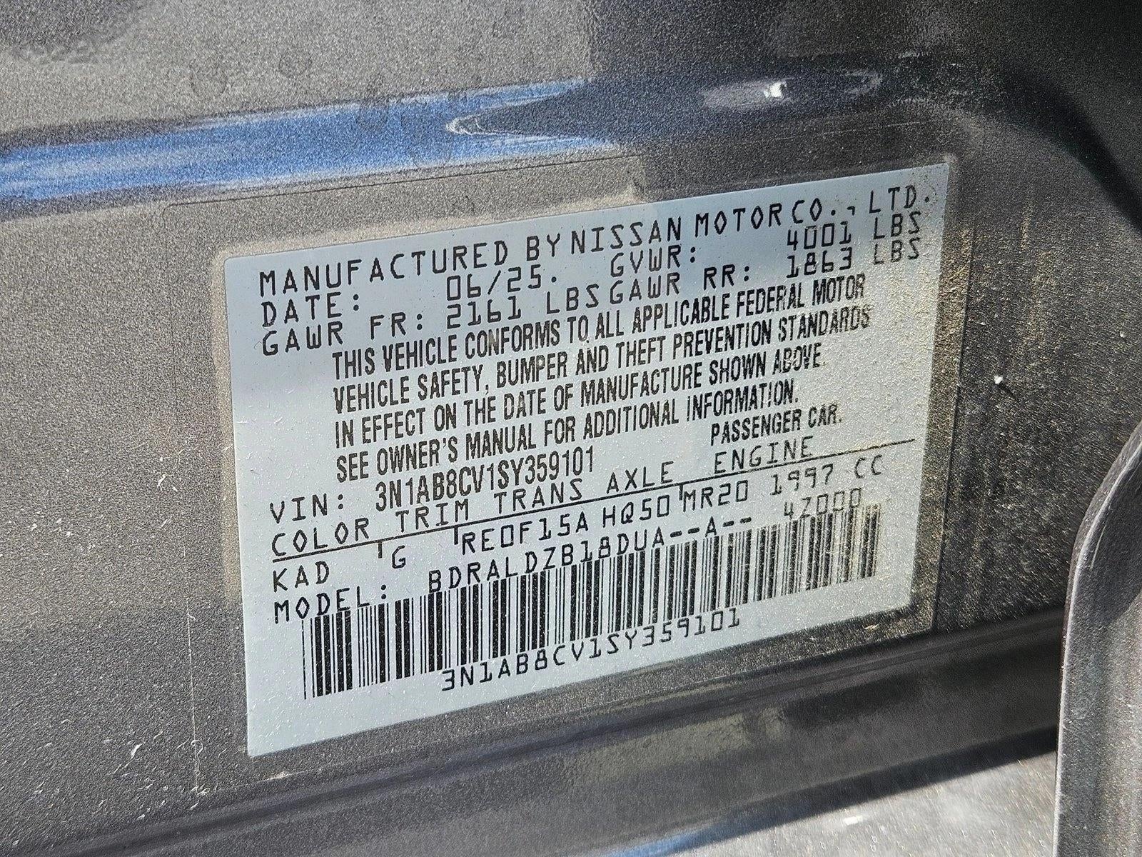2025 Nissan Sentra SV