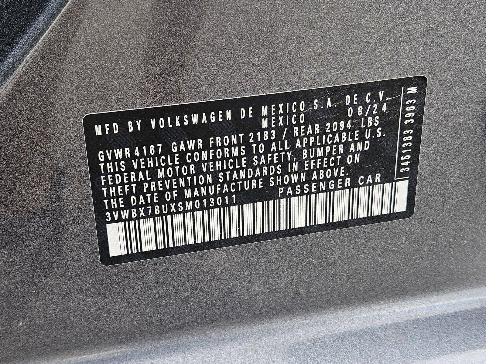 2025 Volkswagen Jetta Sport