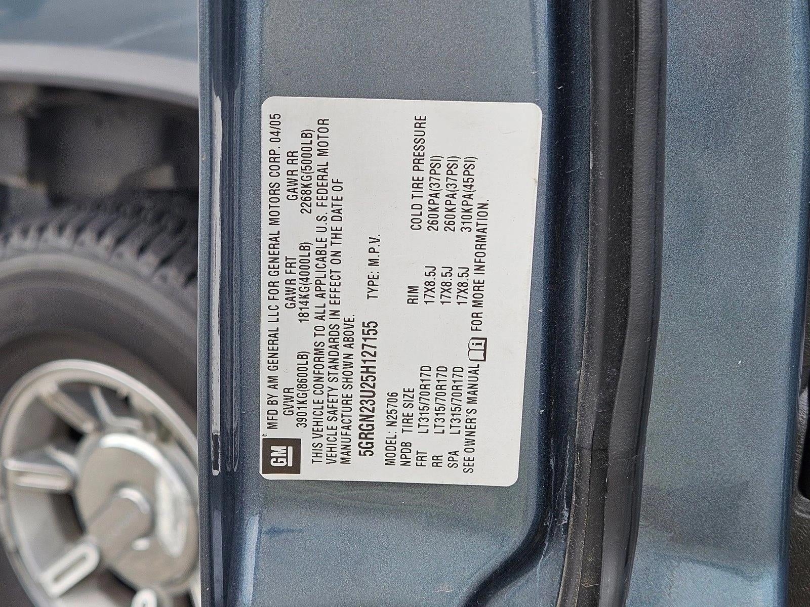 2005 HUMMER H2 SUV