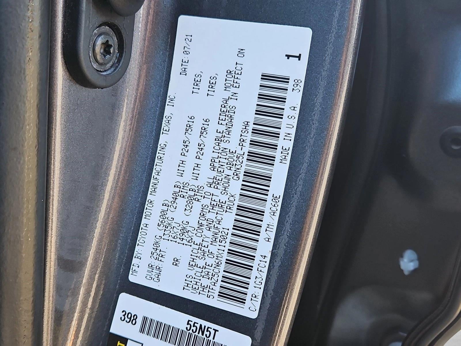 2021 Toyota Tacoma 2WD SR5