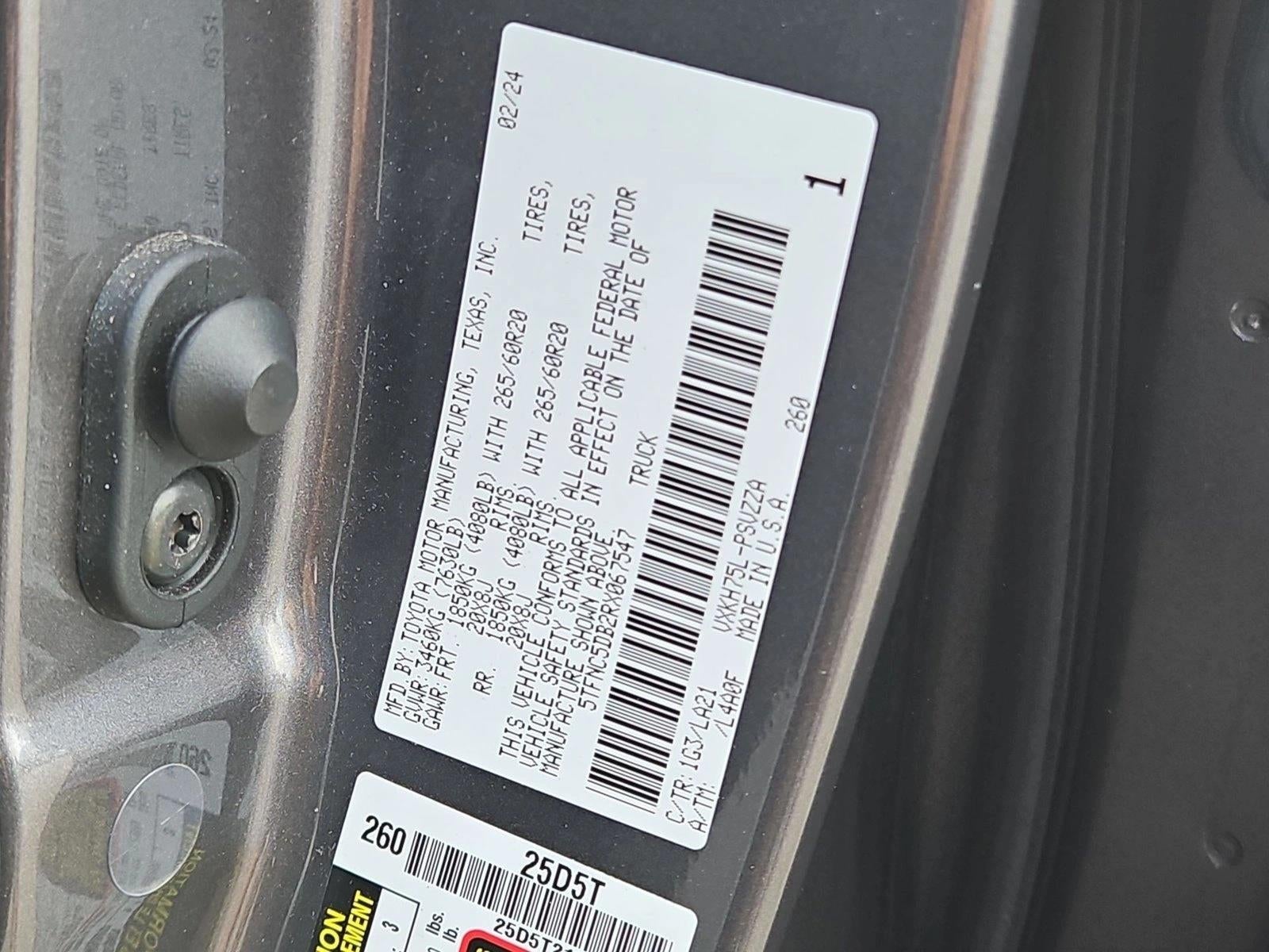 2024 Toyota Tundra Hybrid Platinum 4WD