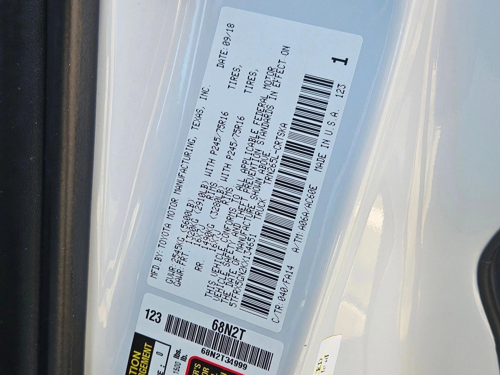 2019 Toyota Tacoma 2WD SR