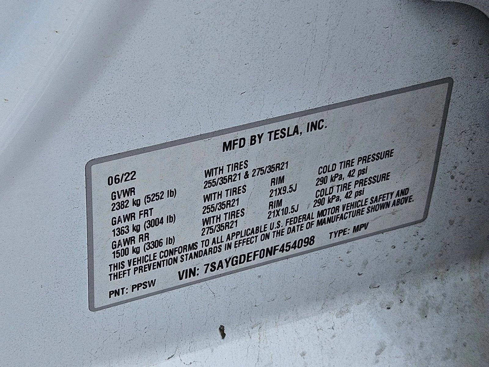 2022 Tesla Model Y Performance Dual Motor All-Wheel Drive