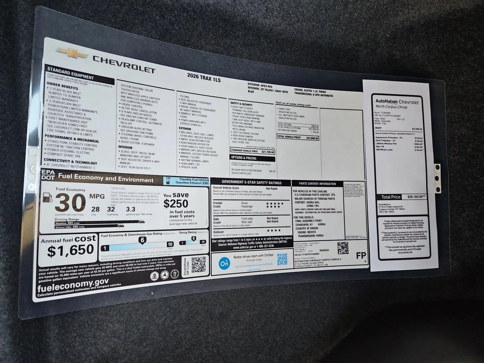 2026 Chevrolet Trax LS