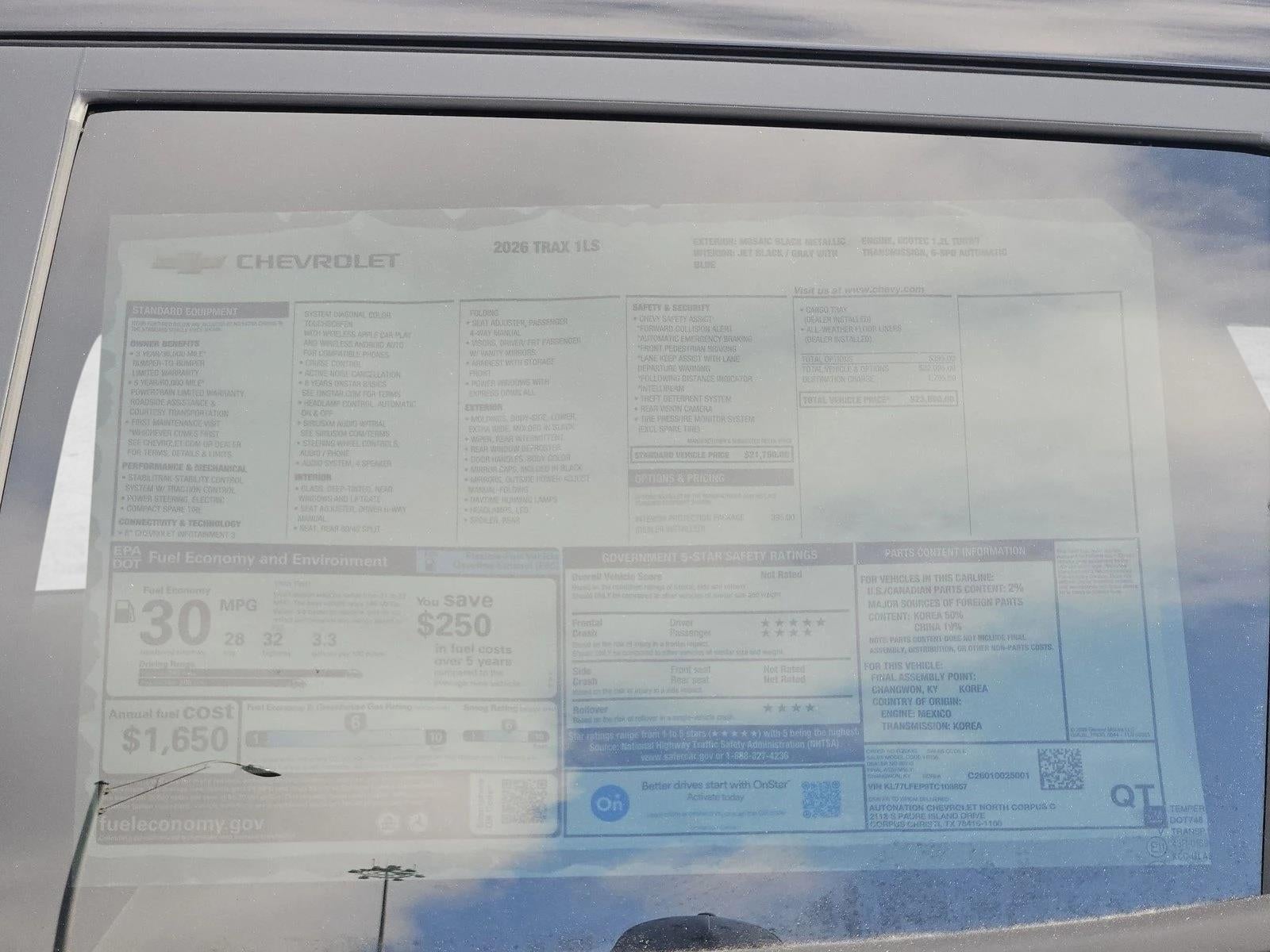 2026 Chevrolet Trax LS