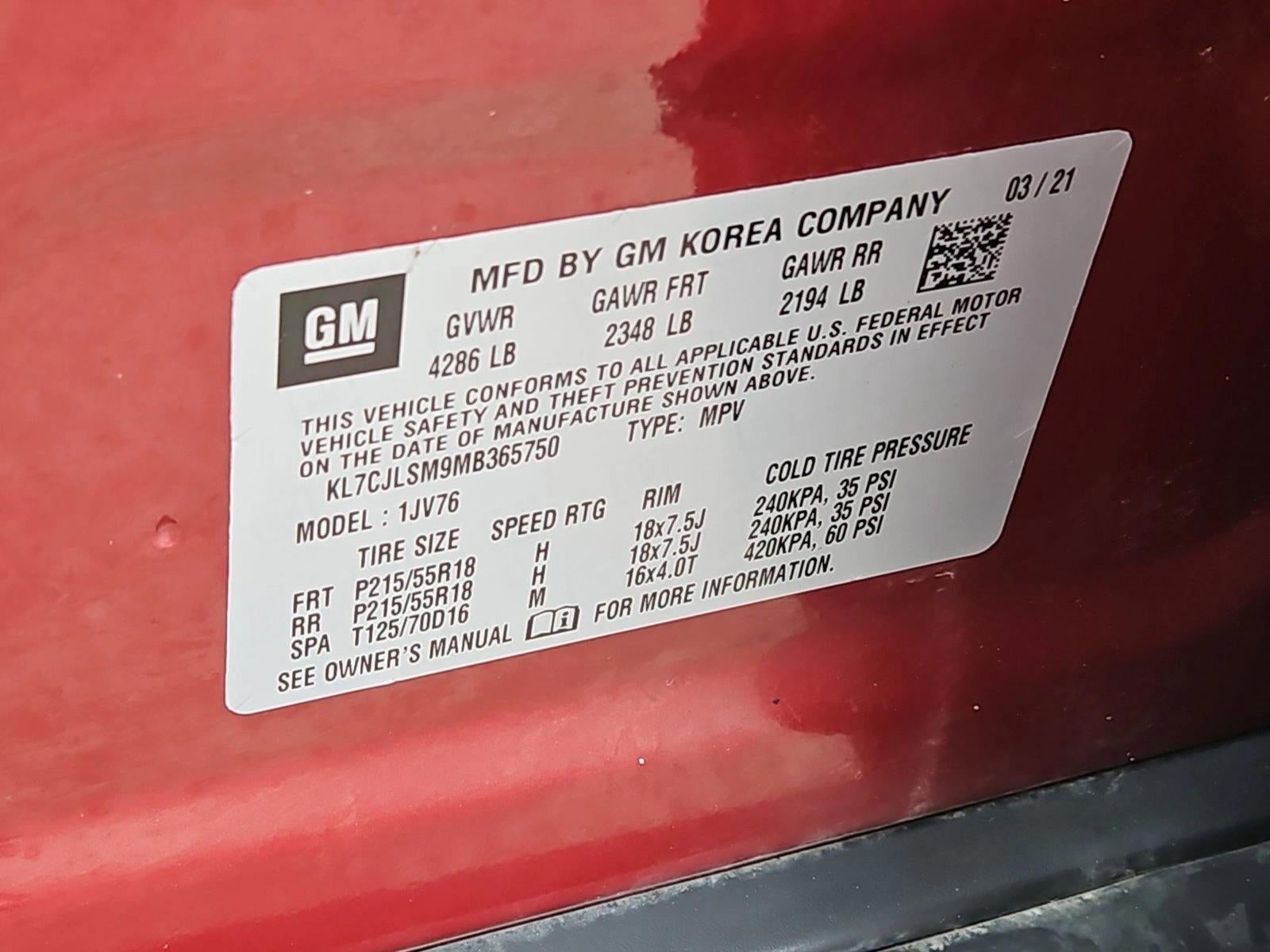 2021 Chevrolet Trax LT