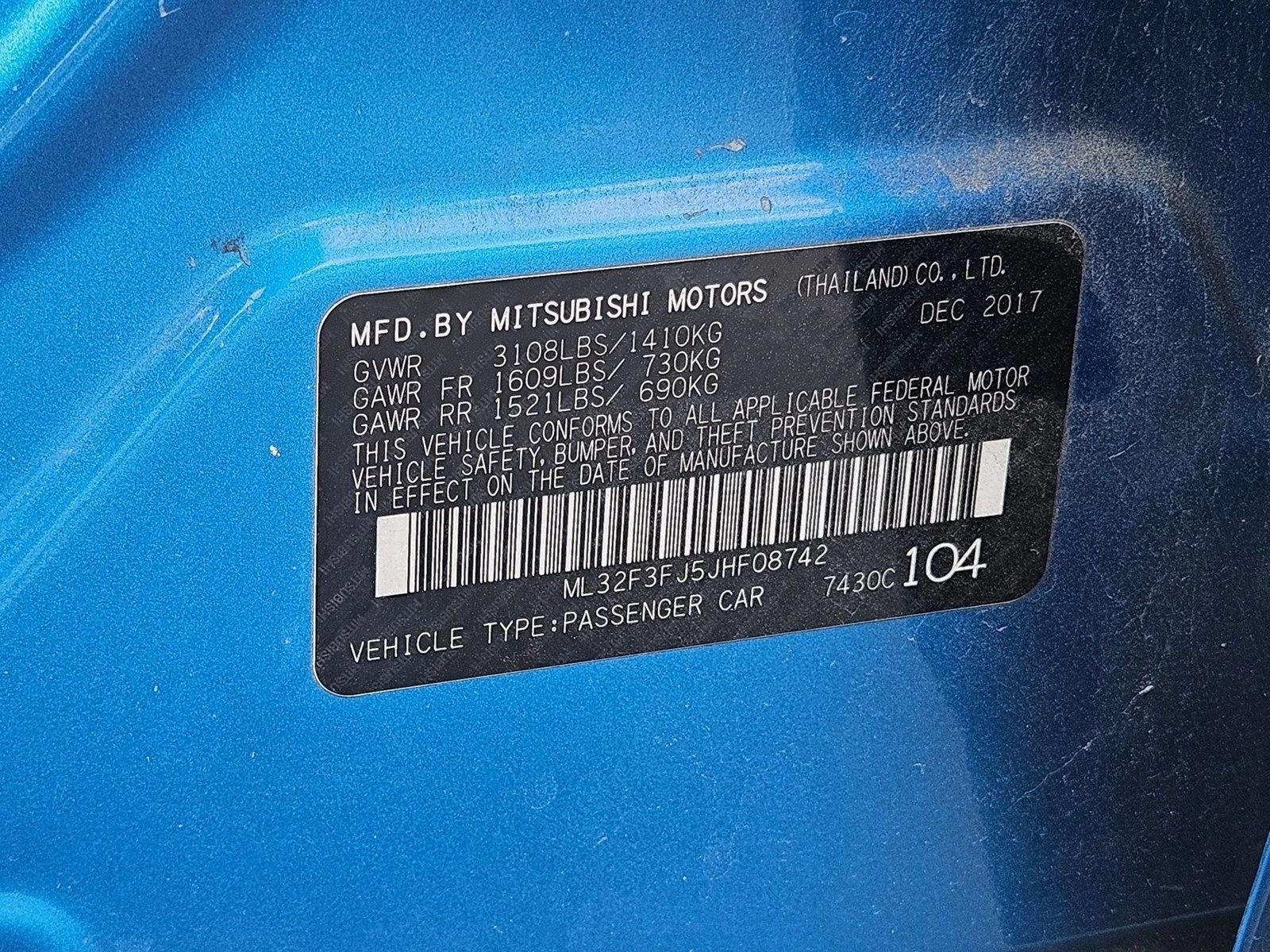 2018 Mitsubishi Mirage G4 ES