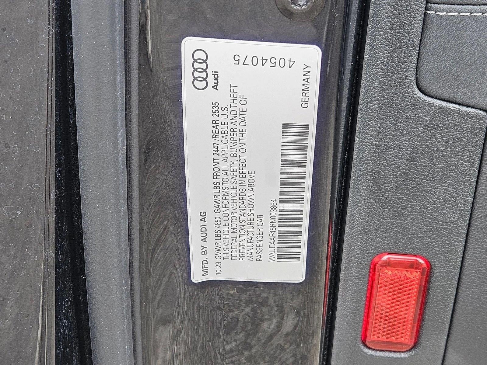 2024 Audi A4 Sedan S line Premium Plus