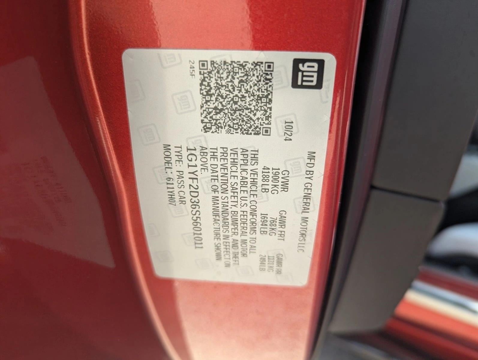 2025 Chevrolet Corvette Z06 3LZ