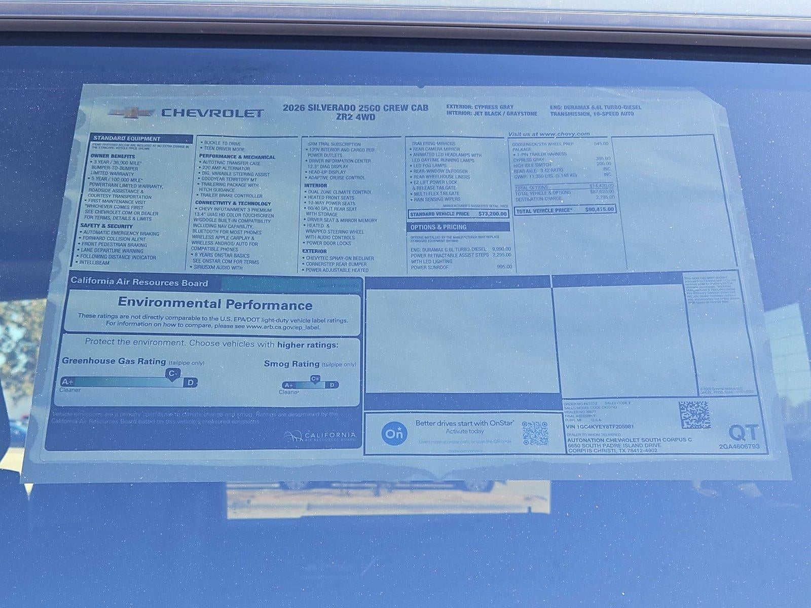 2026 Chevrolet Silverado 2500 HD ZR2